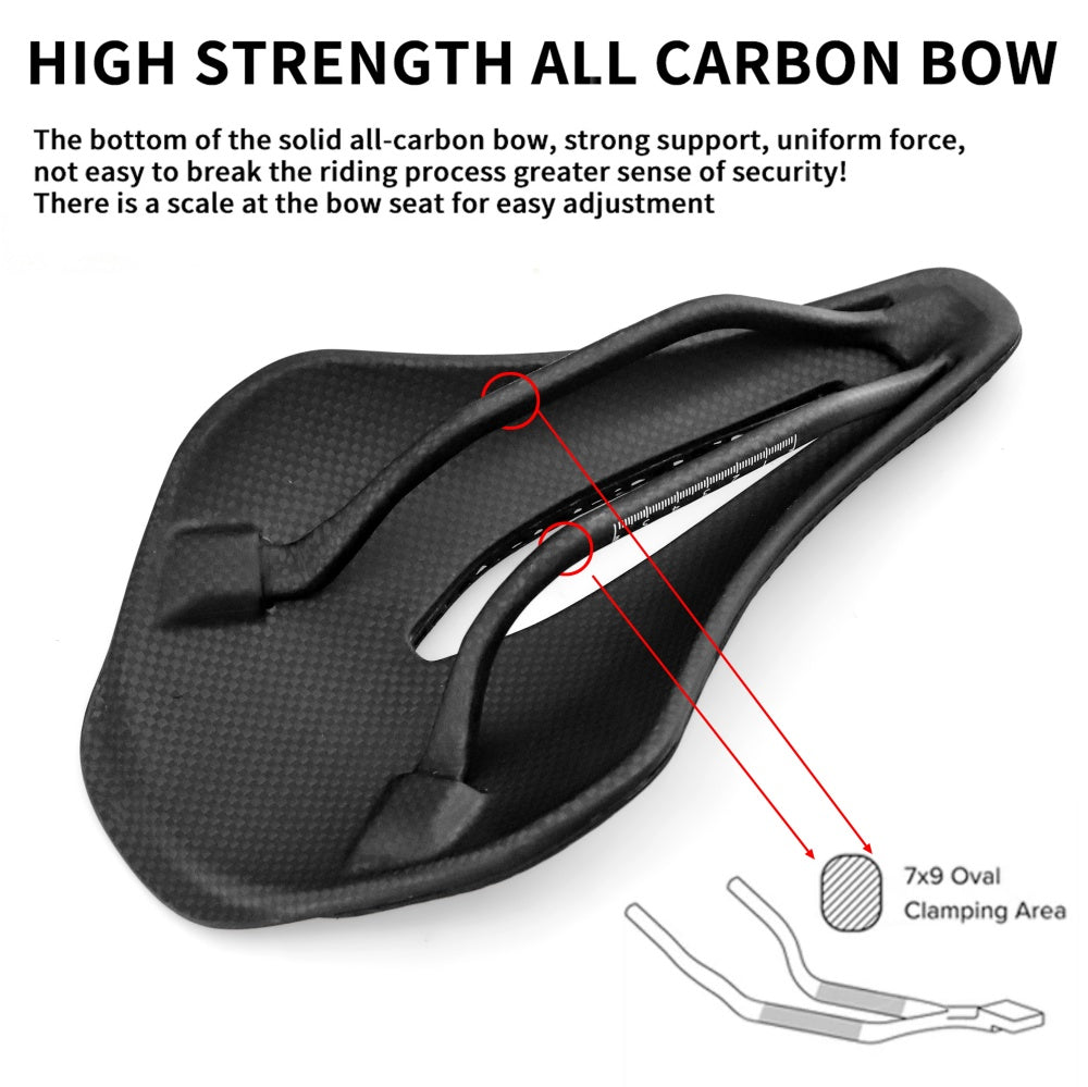 3D printed carbon fiber bicycle saddle R0