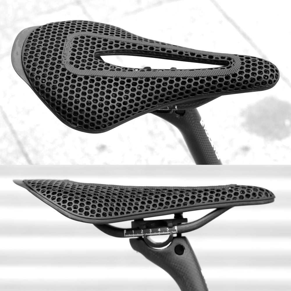 3D printed carbon fiber bicycle saddle R0
