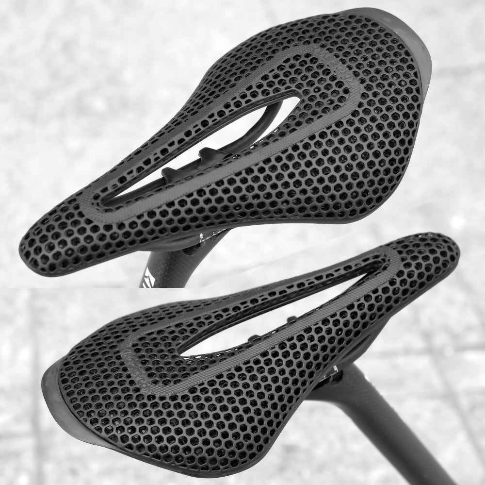 3D printed carbon fiber bicycle saddle R0