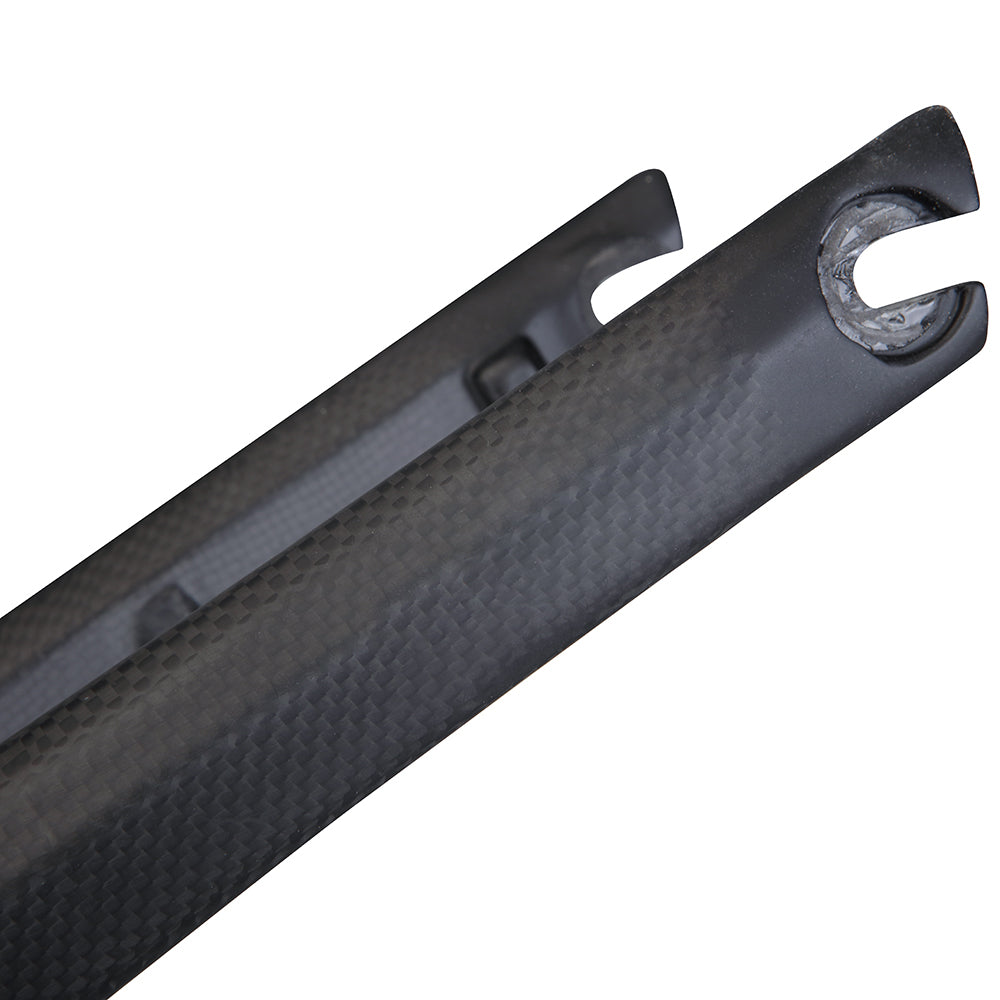 1 1/8 Straight- 700c 32c road bike Disc Brake Carbon fiber Gravel Fork -Flat Mount