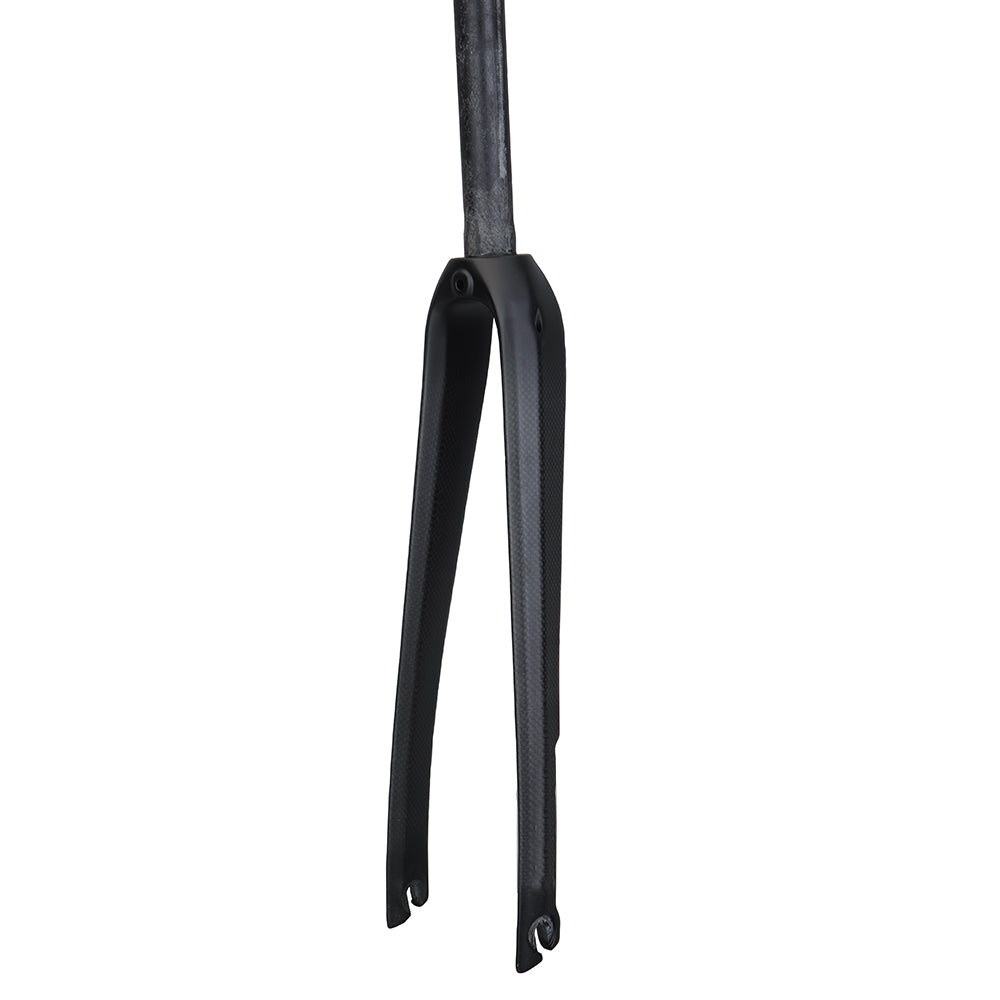 1 1/8 Straight- 700c 32c road bike Disc Brake Carbon fiber Gravel Fork -Flat Mount