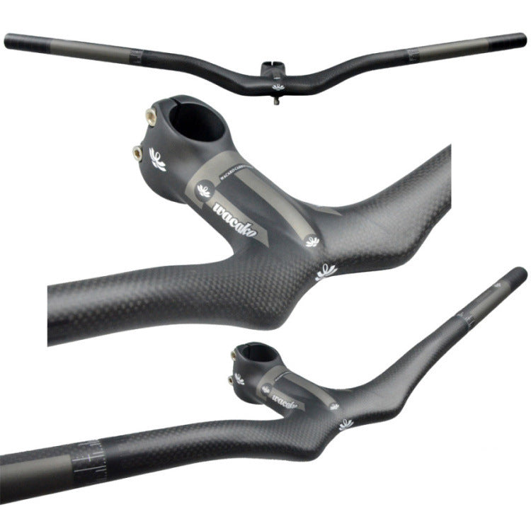 Carbon fibre MTB Handlebar with Integrated Stem for Mountain Bike