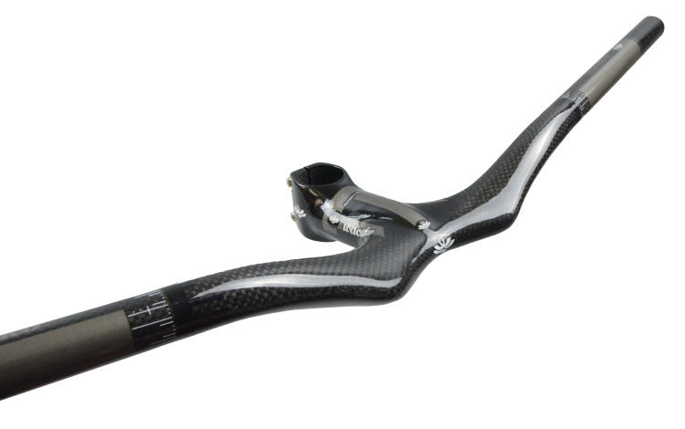 Carbon fibre MTB Handlebar with Integrated Stem for Mountain Bike