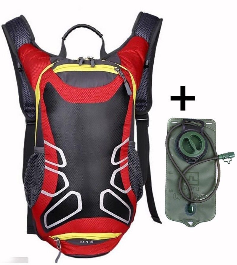 15L Rucksack Bicycle Cycling road MTB Backpack / 2L Water Bladder Bag