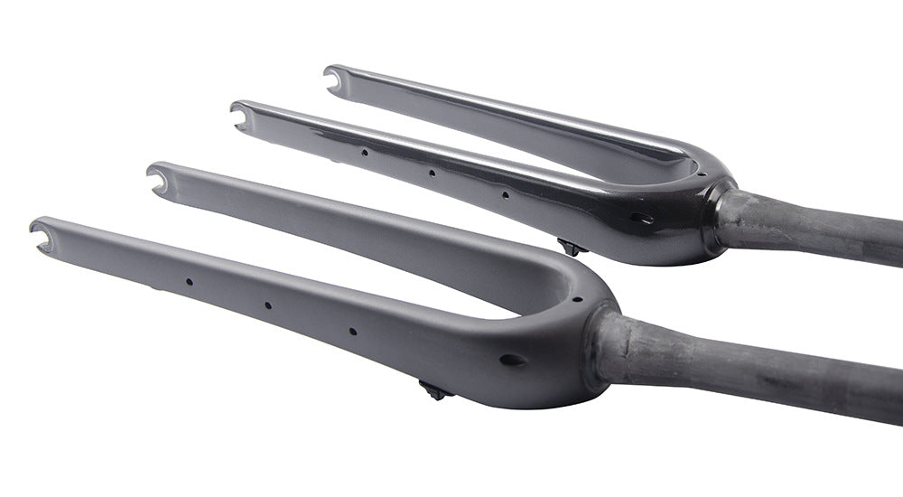 700C Carbon fiber bicycle Road Bike Gravel Fork 1 1/8 or 1 1/2 tapered Disc QR