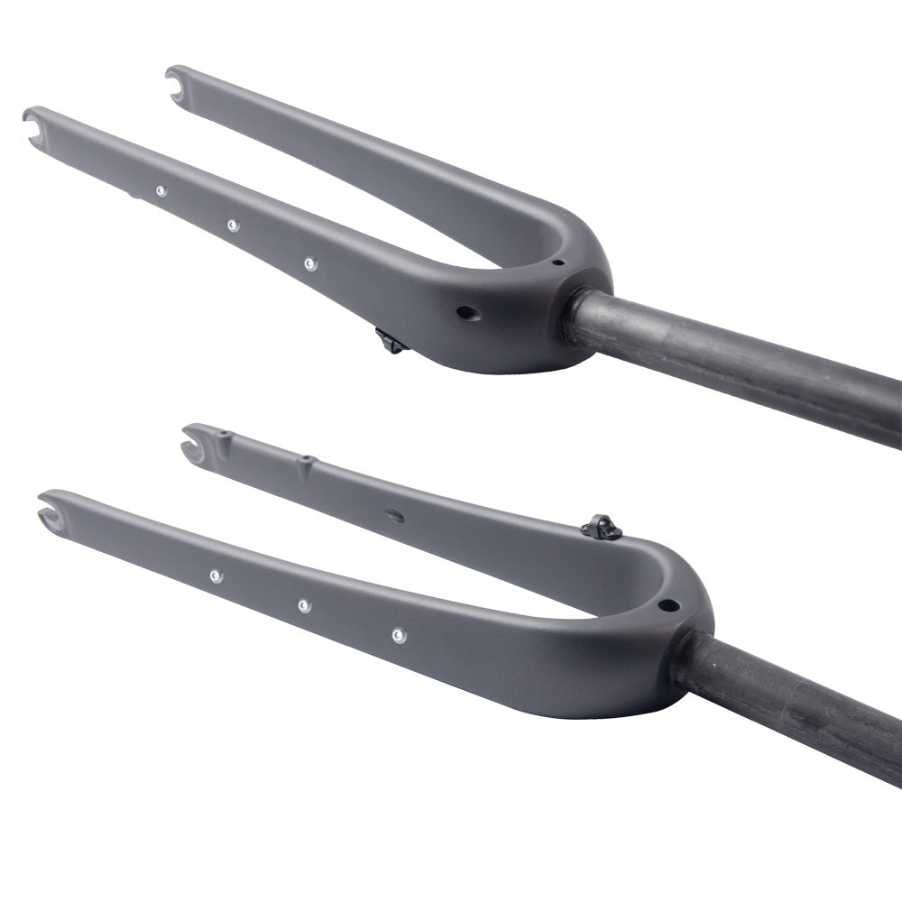 700C Carbon fiber bicycle Road Bike Gravel Fork 1 1/8 or 1 1/2 tapered Disc QR