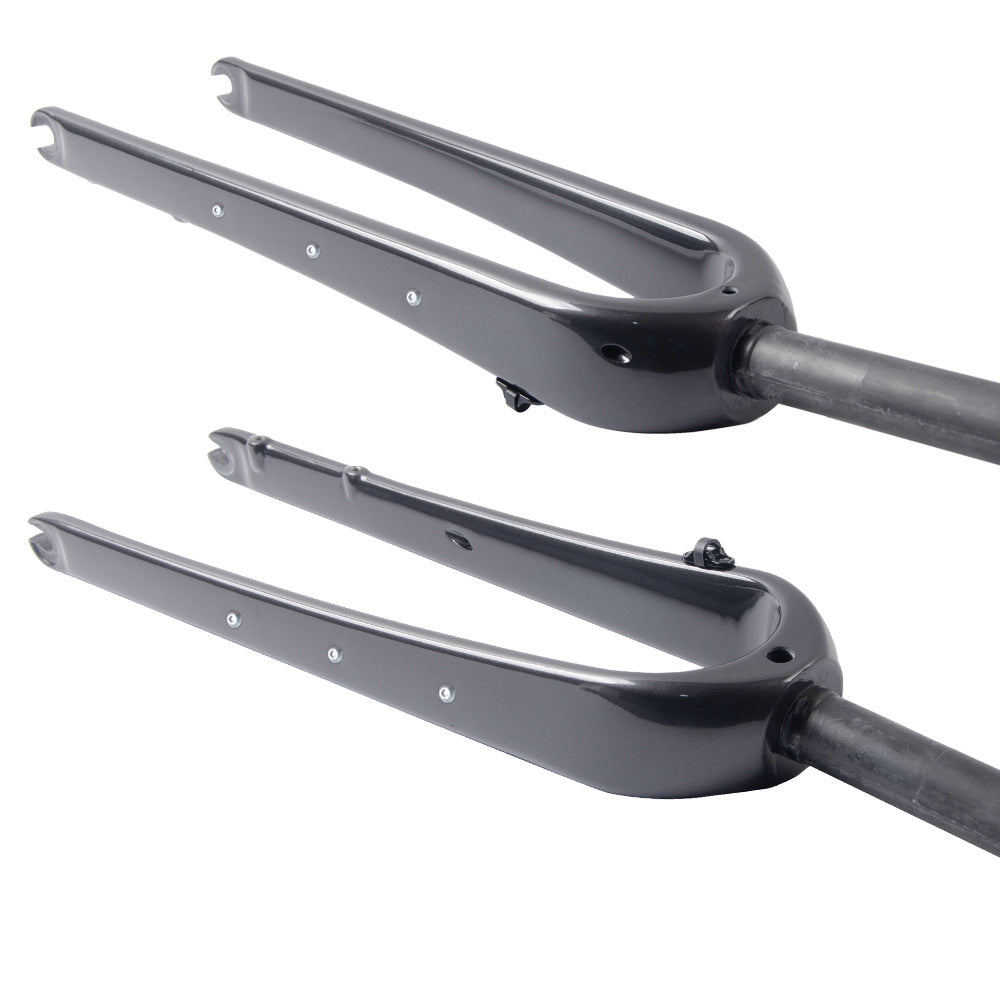 700C Carbon fiber bicycle Road Bike Gravel Fork 1 1/8 or 1 1/2 tapered Disc QR