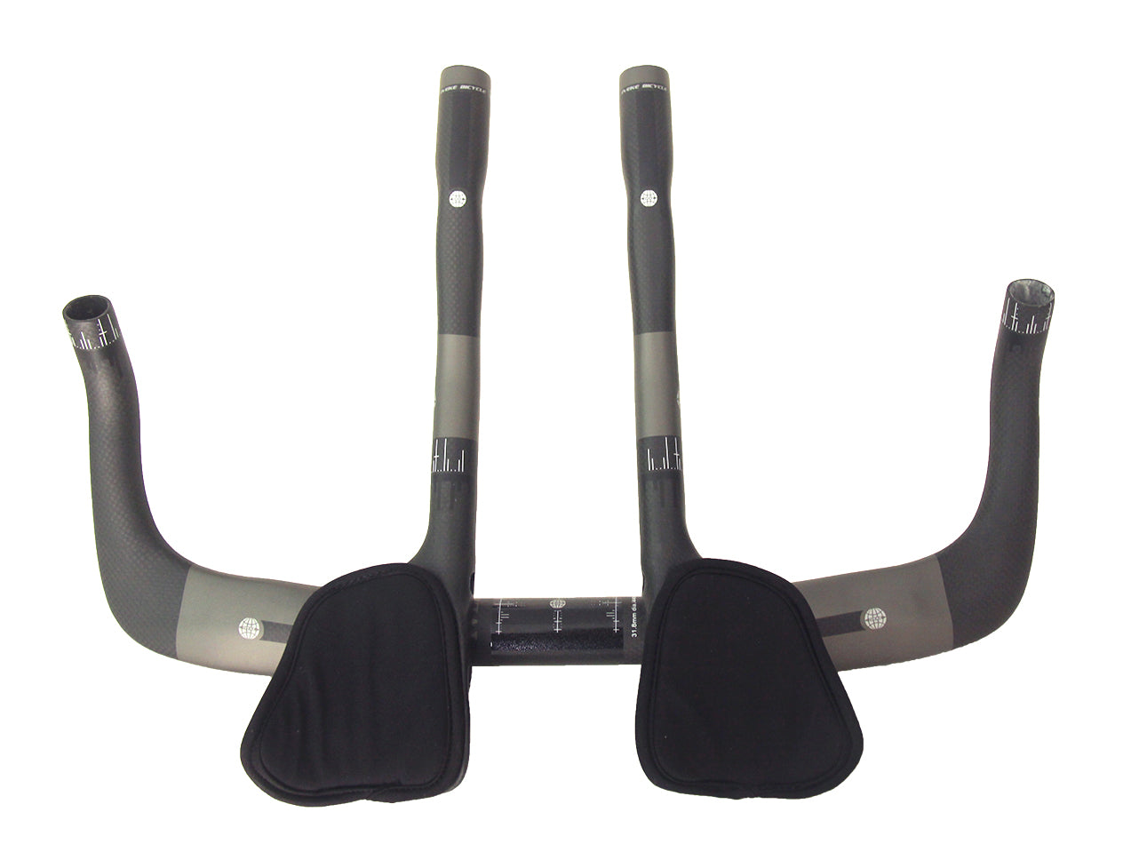Carbon 31.8mm Time-Trial Handlebar TT Bar Road Bike Rest Triathlon Handlebars 40-46cm