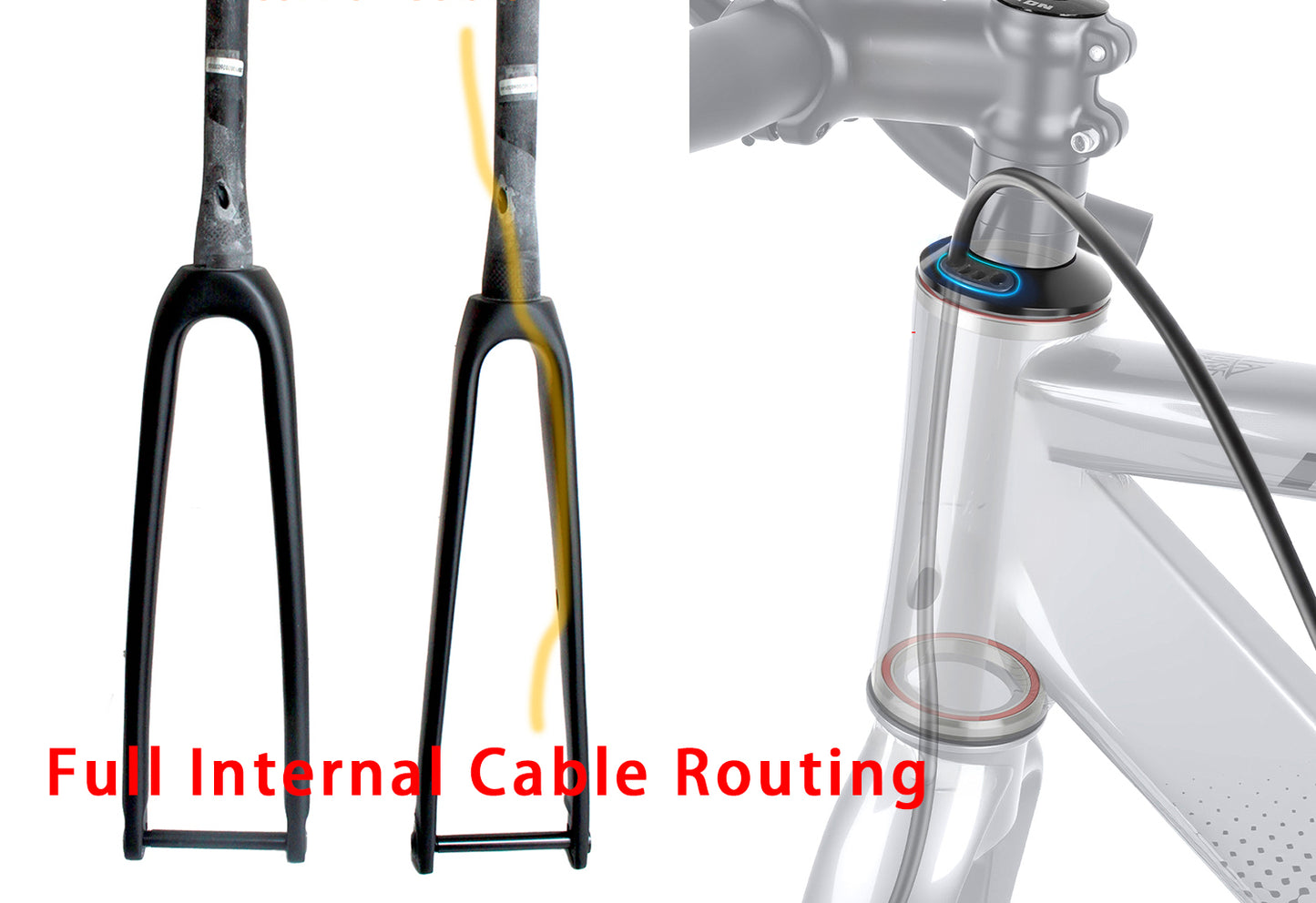 carbon gravel road bike 1 1/8 to 1 1/2 tapered fork Disc 700C Full Internal Cable Routing 12mm Thru Axle